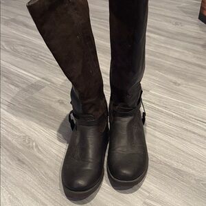 Faded Glory Black Over the Knee Boots